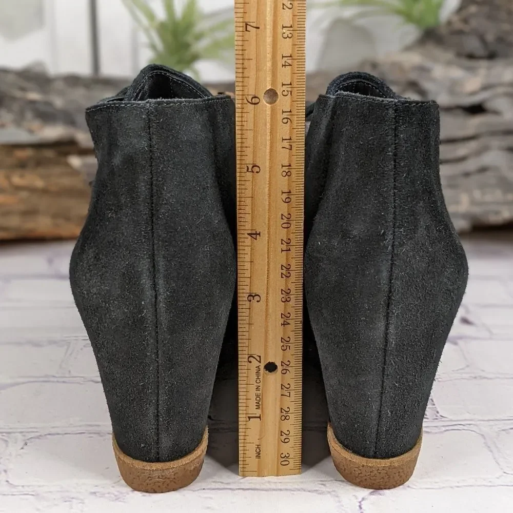 Cole Haan Grand OS Leslie Suede Wedge Bootie
